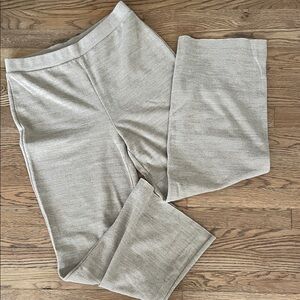 Zara Beige Textured Pants